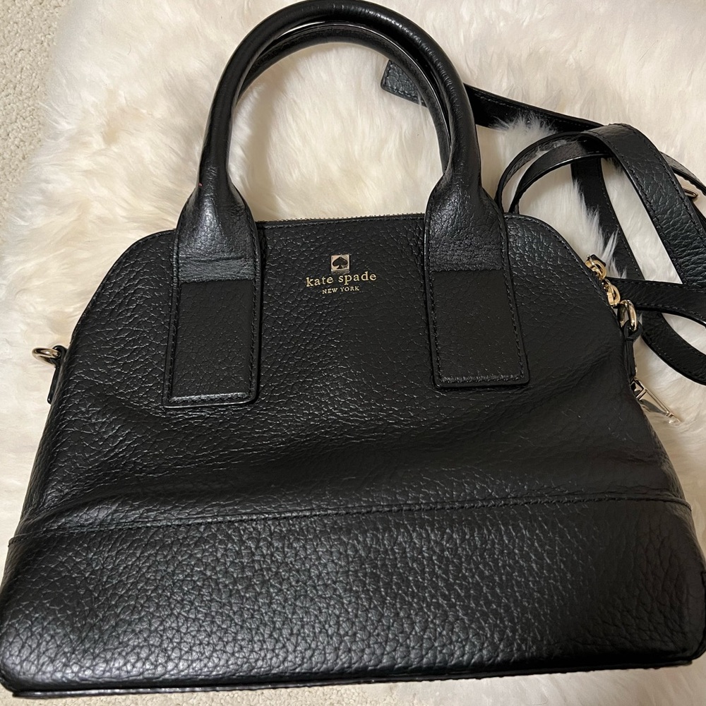 Kate spade black crossbody/had bag